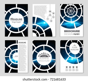 Abstract vector layout background set. For art template design, list, front page, mockup brochure theme style, banner, idea, cover, booklet, print, flyer, book, blank, card, ad, sign, sheet, a4