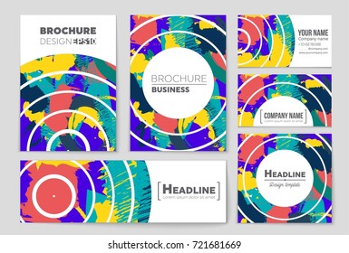 Abstract vector layout background set. For art template design, list, front page, mockup brochure theme style, banner, idea, cover, booklet, print, flyer, book, blank, card, ad, sign, sheet, a4