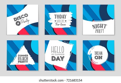 Abstract vector layout background set. For art template design, list, front page, mockup brochure theme style, banner, idea, cover, booklet, print, flyer, book, blank, card, ad, sign, sheet,, a4.