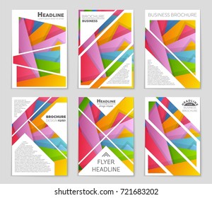Abstract vector layout background set. For art template design, list, front page, mockup brochure theme style, banner, idea, cover, booklet, print, flyer, book, blank, card, ad, sign, sheet,, a4.