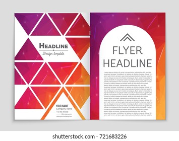 Abstract vector layout background set. For art template design, list, front page, mockup brochure theme style, banner, idea, cover, booklet, print, flyer, book, blank, card, ad, sign, sheet, a4