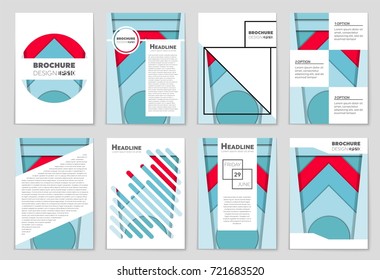 Abstract vector layout background set. For art template design, list, front page, mockup brochure theme style, banner, idea, cover, booklet, print, flyer, book, blank, card, ad, sign, sheet,, a4.
