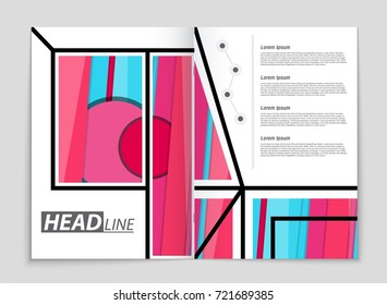 Abstract vector layout background set. For art template design, list, front page, mockup brochure theme style, banner, idea, cover, booklet, print, flyer, book, blank, card, ad, sign, sheet,, a4.