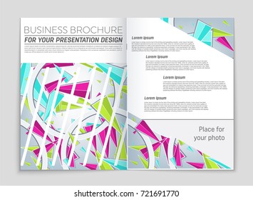 Abstract vector layout background set. For art template design, list, front page, mockup brochure theme style, banner, idea, cover, booklet, print, flyer, book, blank, card, ad, sign, sheet, a4.