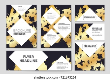 Abstract vector layout background set. For art template design, list, front page, mockup brochure theme style, banner, idea, cover, booklet, print, flyer, book, blank, card, ad, sign, sheet, a4.