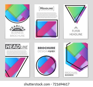 Abstract vector layout background set. For art template design, list, front page, mockup brochure theme style, banner, idea, cover, booklet, print, flyer, book, blank, card, ad, sign, sheet,, a4.