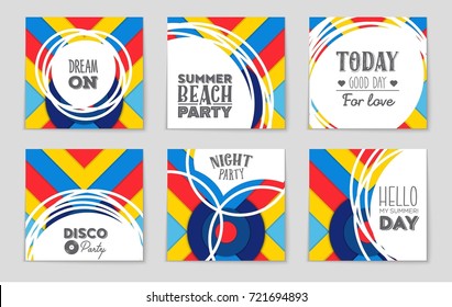 Abstract vector layout background set. For art template design, list, front page, mockup brochure theme style, banner, idea, cover, booklet, print, flyer, book, blank, card, ad, sign, sheet,, a4.