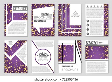 Abstract vector layout background set. For art template design, list, front page, mockup brochure theme style, banner, idea, cover, booklet, print, flyer, book, blank, card, ad, sign, sheet, a4.