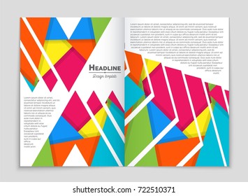 Abstract vector layout background set. For art template design, list, front page, mockup brochure theme style, banner, idea, cover, booklet, print, flyer, book, blank, card, ad, sign, sheet,, a4.