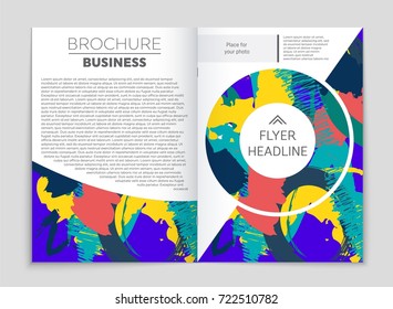 Abstract vector layout background set. For art template design, list, front page, mockup brochure theme style, banner, idea, cover, booklet, print, flyer, book, blank, card, ad, sign, sheet, a4