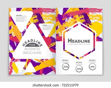 Abstract vector layout background set. For art template design, list, front page, mockup brochure theme style, banner, idea, cover, booklet, print, flyer, book, blank, card, ad, sign, sheet, a4