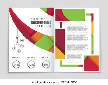 Abstract vector layout background set. For art template design, list, front page, mockup brochure theme style, banner, idea, cover, booklet, print, flyer, book, blank, card, ad, sign, sheet,, a4.