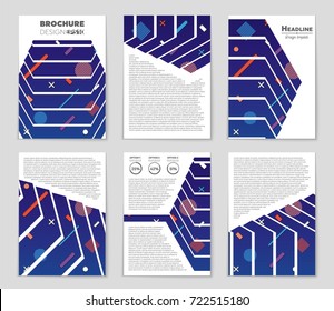 Abstract vector layout background set. For art template design, list, front page, mockup brochure theme style, banner, idea, cover, booklet, print, flyer, book, blank, card, ad, sign, sheet, a4.