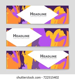 Abstract vector layout background set. For art template design, list, front page, mockup brochure theme style, banner, idea, cover, booklet, print, flyer, book, blank, card, ad, sign, sheet, a4