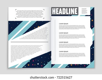 Abstract vector layout background set. For art template design, list, front page, mockup brochure theme style, banner, idea, cover, booklet, print, flyer, book, blank, card, ad, sign, sheet, a4