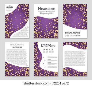 Abstract vector layout background set. For art template design, list, front page, mockup brochure theme style, banner, idea, cover, booklet, print, flyer, book, blank, card, ad, sign, sheet, a4.