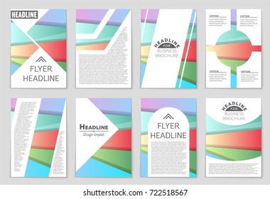 Abstract vector layout background set. For art template design, list, front page, mockup brochure theme style, banner, idea, cover, booklet, print, flyer, book, blank, card, ad, sign, sheet,, a4.