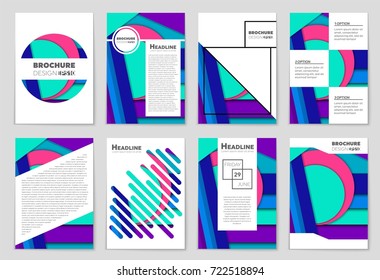 Abstract vector layout background set. For art template design, list, front page, mockup brochure theme style, banner, idea, cover, booklet, print, flyer, book, blank, card, ad, sign, sheet,, a4.