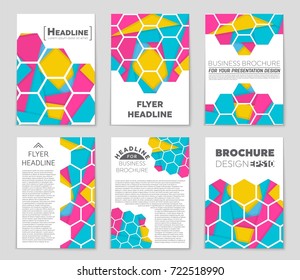 Abstract vector layout background set. For art template design, list, front page, mockup brochure theme style, banner, idea, cover, booklet, print, flyer, book, blank, card, ad, sign, sheet,, a4.