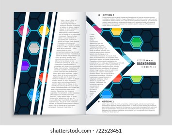 Abstract vector layout background set. For art template design, list, front page, mockup brochure theme style, banner, idea, cover, booklet, print, flyer, book, blank, card, ad, sign, sheet, a4.