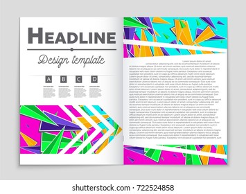 Abstract vector layout background set. For art template design, list, front page, mockup brochure theme style, banner, idea, cover, booklet, print, flyer, book, blank, card, ad, sign, sheet, a4.