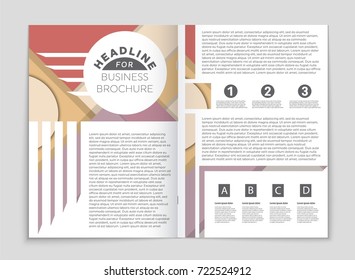 Abstract vector layout background set. For art template design, list, front page, mockup brochure theme style, banner, idea, cover, booklet, print, flyer, book, blank, card, ad, sign, sheet,, a4.