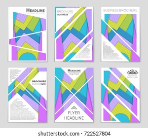 Abstract vector layout background set. For art template design, list, front page, mockup brochure theme style, banner, idea, cover, booklet, print, flyer, book, blank, card, ad, sign, sheet,, a4.