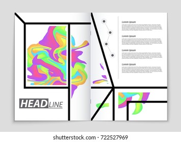 Abstract vector layout background set. For art template design, list, front page, mockup brochure theme style, banner, idea, cover, booklet, print, flyer, book, blank, card, ad, sign, sheet, a4
