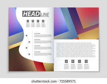 Abstract vector layout background set. For art template design, list, front page, mockup brochure theme style, banner, idea, cover, booklet, print, flyer, book, blank, card, ad, sign, sheet, a4