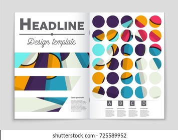 Abstract vector layout background set. For art template design, list, front page, mockup brochure theme style, banner, idea, cover, booklet, print, flyer, book, blank, card, ad, sign, sheet,, a4.