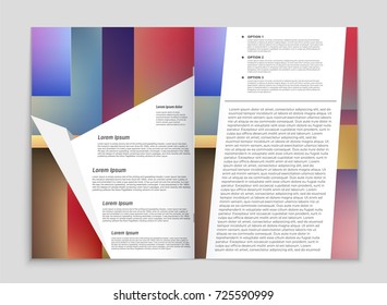 Abstract vector layout background set. For art template design, list, front page, mockup brochure theme style, banner, idea, cover, booklet, print, flyer, book, blank, card, ad, sign, sheet, a4