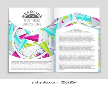Abstract vector layout background set. For art template design, list, front page, mockup brochure theme style, banner, idea, cover, booklet, print, flyer, book, blank, card, ad, sign, sheet, a4.
