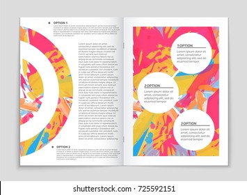 Abstract vector layout background set. For art template design, list, front page, mockup brochure theme style, banner, idea, cover, booklet, print, flyer, book, blank, card, ad, sign, sheet, a4