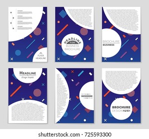 Abstract vector layout background set. For art template design, list, front page, mockup brochure theme style, banner, idea, cover, booklet, print, flyer, book, blank, card, ad, sign, sheet, a4.