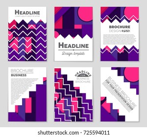 Abstract vector layout background set. For art template design, list, front page, mockup brochure theme style, banner, idea, cover, booklet, print, flyer, book, blank, card, ad, sign, sheet,, a4.