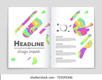 Abstract vector layout background set. For art template design, list, front page, mockup brochure theme style, banner, idea, cover, booklet, print, flyer, book, blank, card, ad, sign, sheet, a4