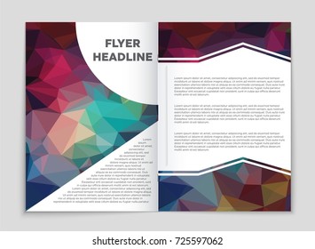 Abstract vector layout background set. For art template design, list, front page, mockup brochure theme style, banner, idea, cover, booklet, print, flyer, book, blank, card, ad, sign, sheet, a4