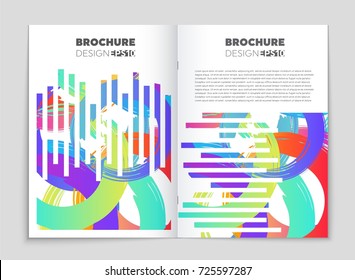 Abstract vector layout background set. For art template design, list, front page, mockup brochure theme style, banner, idea, cover, booklet, print, flyer, book, blank, card, ad, sign, sheet, a4