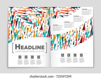 Abstract vector layout background set. For art template design, list, front page, mockup brochure theme style, banner, idea, cover, booklet, print, flyer, book, blank, card, ad, sign, sheet, a4