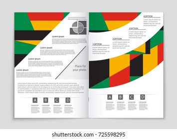 Abstract vector layout background set. For art template design, list, front page, mockup brochure theme style, banner, idea, cover, booklet, print, flyer, book, blank, card, ad, sign, sheet, a4.