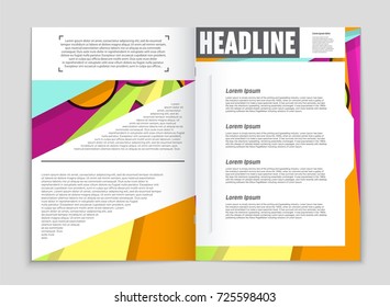Abstract vector layout background set. For art template design, list, front page, mockup brochure theme style, banner, idea, cover, booklet, print, flyer, book, blank, card, ad, sign, sheet,, a4.