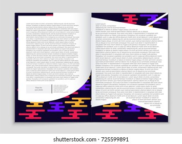 Abstract vector layout background set. For art template design, list, front page, mockup brochure theme style, banner, idea, cover, booklet, print, flyer, book, blank, card, ad, sign, sheet, a4.