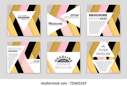 Abstract vector layout background set. For art template design, list, front page, mockup brochure theme style, banner, idea, cover, booklet, print, flyer, book, blank, card, ad, sign, sheet,, a4.