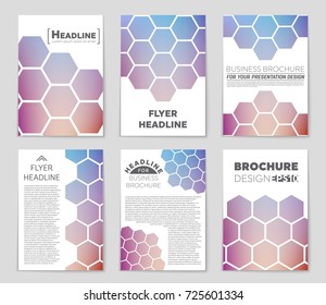 Abstract vector layout background set. For art template design, list, front page, mockup brochure theme style, banner, idea, cover, booklet, print, flyer, book, blank, card, ad, sign, sheet,, a4.