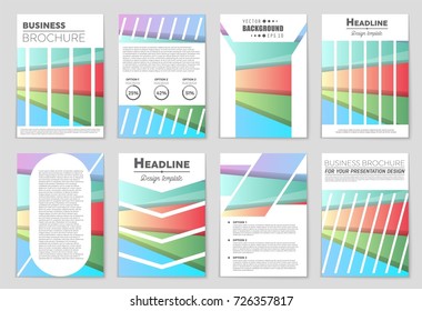 Abstract vector layout background set. For art template design, list, front page, mockup brochure theme style, banner, idea, cover, booklet, print, flyer, book, blank, card, ad, sign, sheet,, a4.