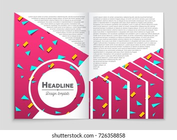 Abstract vector layout background set. For art template design, list, front page, mockup brochure theme style, banner, idea, cover, booklet, print, flyer, book, blank, card, ad, sign, sheet, a4