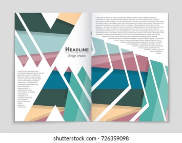 Abstract vector layout background set. For art template design, list, front page, mockup brochure theme style, banner, idea, cover, booklet, print, flyer, book, blank, card, ad, sign, sheet,, a4.