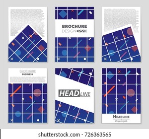 Abstract vector layout background set. For art template design, list, front page, mockup brochure theme style, banner, idea, cover, booklet, print, flyer, book, blank, card, ad, sign, sheet, a4.