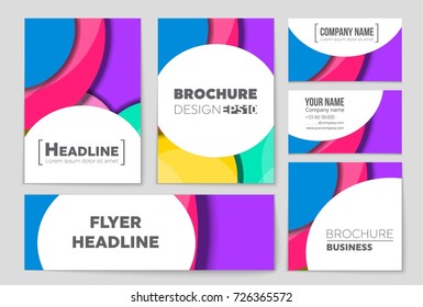 Abstract vector layout background set. For art template design, list, front page, mockup brochure theme style, banner, idea, cover, booklet, print, flyer, book, blank, card, ad, sign, sheet,, a4.