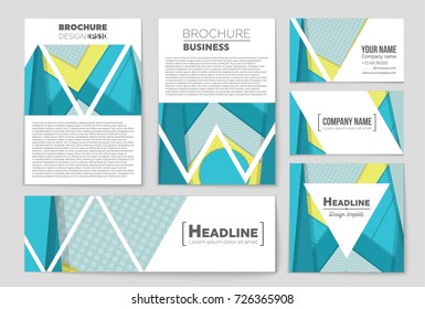 Abstract vector layout background set. For art template design, list, front page, mockup brochure theme style, banner, idea, cover, booklet, print, flyer, book, blank, card, ad, sign, sheet,, a4.
